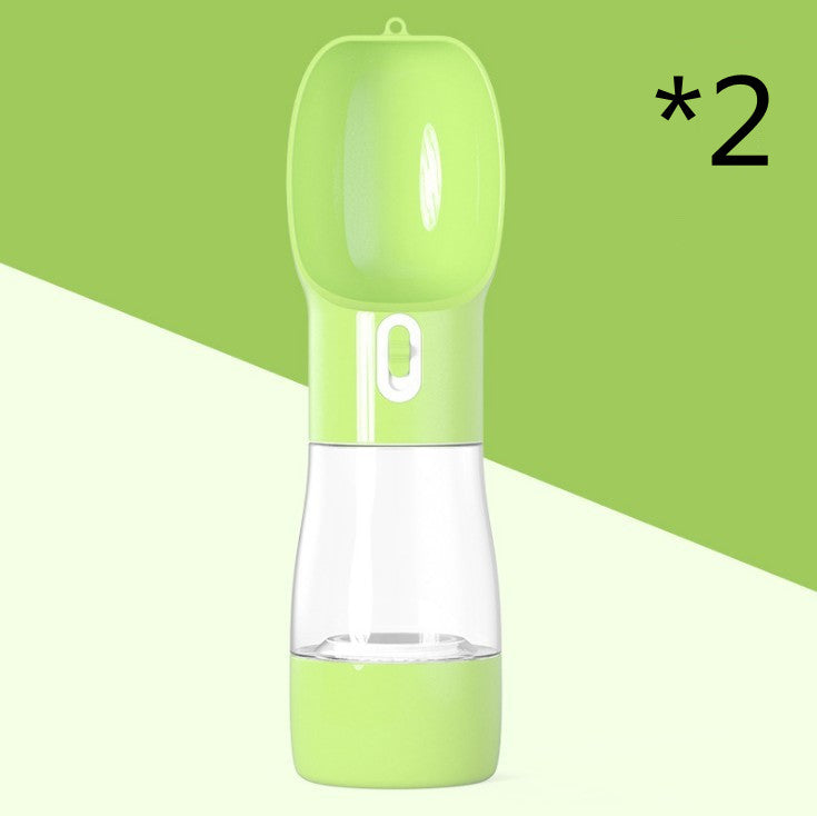 Portable Dog Water Bottle With Travel Bowl