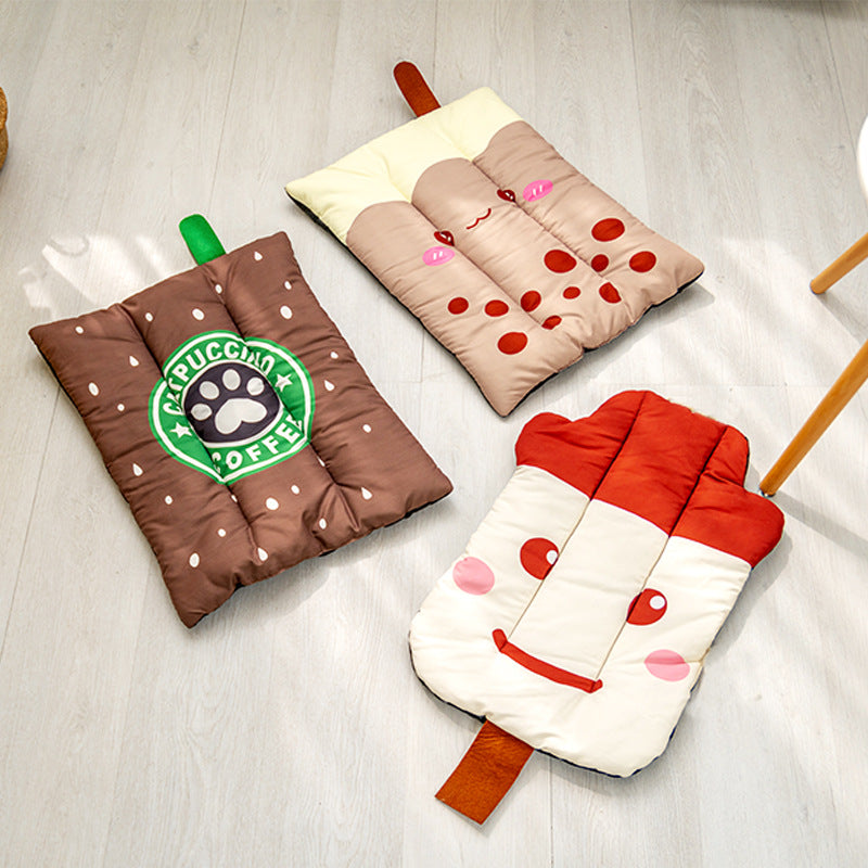 Fruity Chill Cooling Mat – Cute Fruit-Shaped Pet Bed