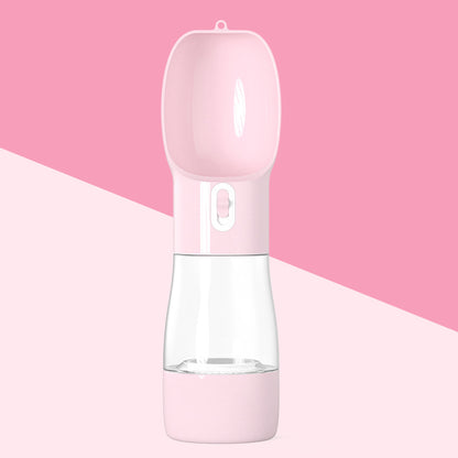 Portable Dog Water Bottle With Travel Bowl