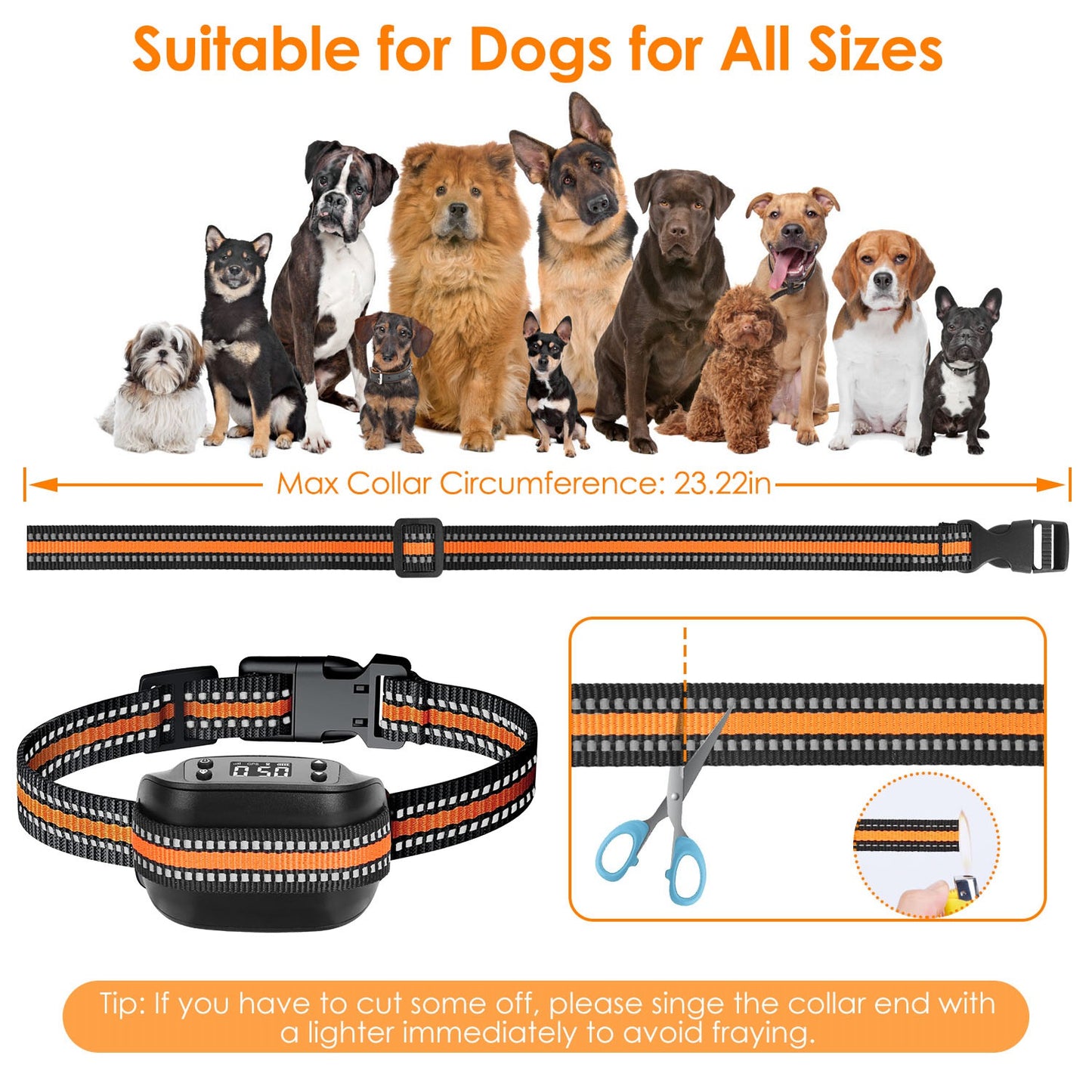 Wireless GPS Dog Fence + Tracker Collar