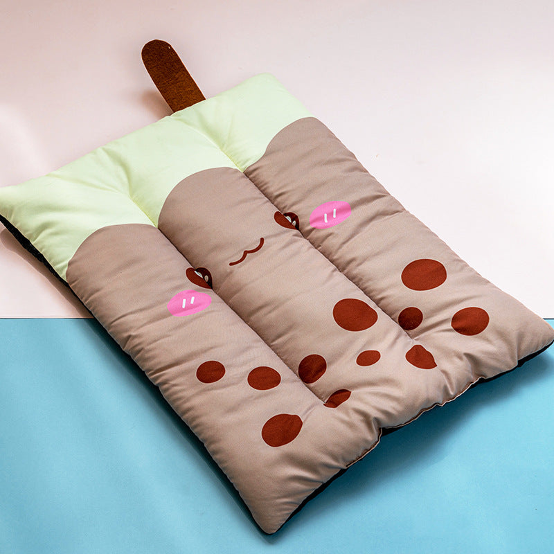 Fruity Chill Cooling Mat – Cute Fruit-Shaped Pet Bed