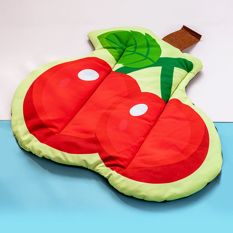 Fruity Chill Cooling Mat – Cute Fruit-Shaped Pet Bed