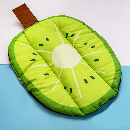 Fruity Chill Cooling Mat – Cute Fruit-Shaped Pet Bed